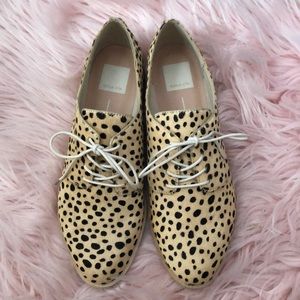 leopard lace ups